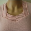 Sweetheart Neck Sweater - Pink