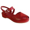 Flora Style - Red Leather