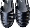 Hepburn Style - Shiny Black Leather