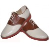 Saddle Shoe - Brown/Cream