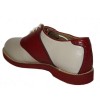Saddle Shoe - Red/Cream