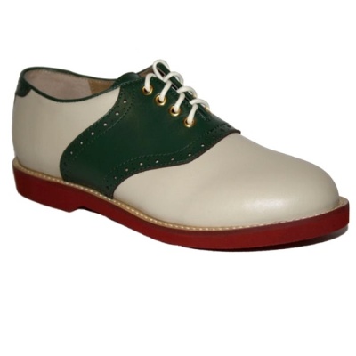 Saddle Shoe - Green/Cream