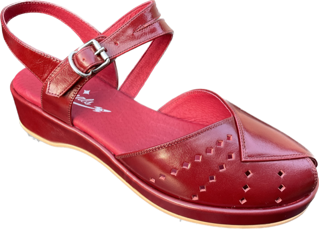 Flora Style - Oxblood Red Leather