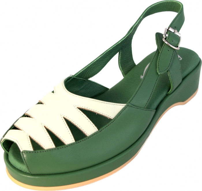 Hepburn Style-Green Leather